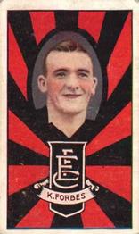 1933 Allen's League Footballers #40 Keith Forbes Front